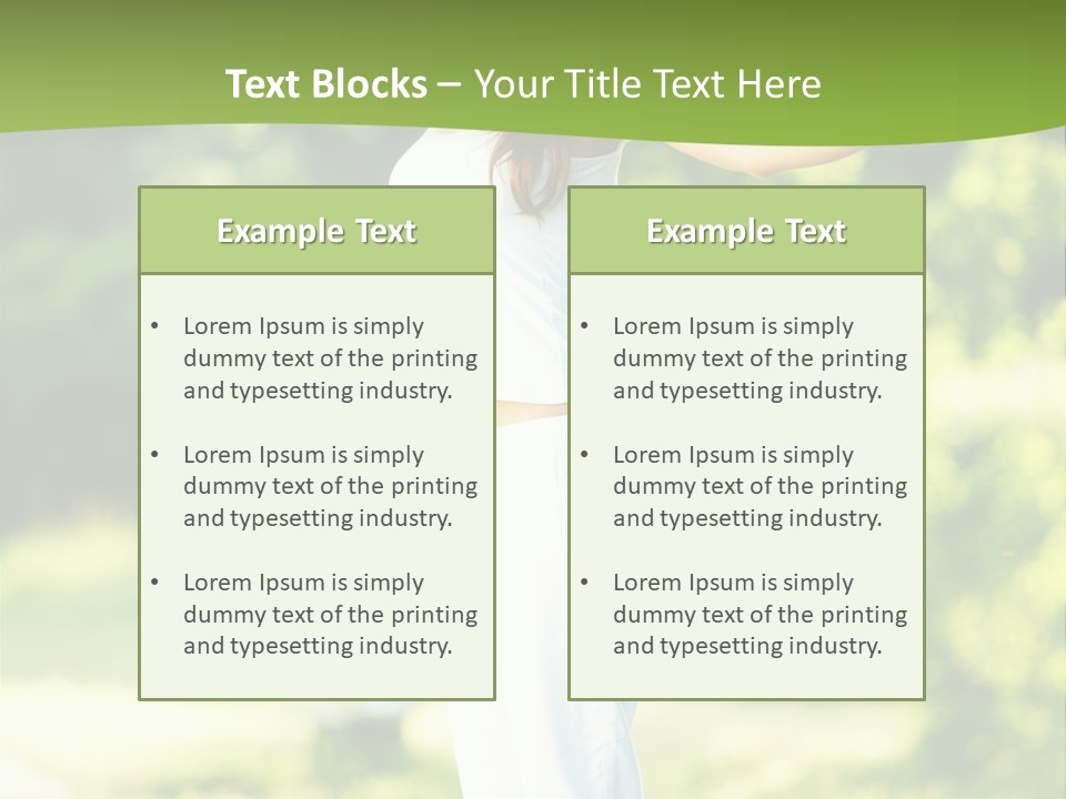Healthy Fresh Hands PowerPoint Template