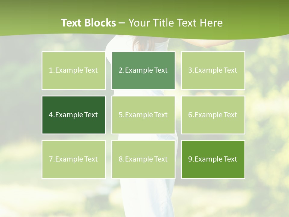 Healthy Fresh Hands PowerPoint Template