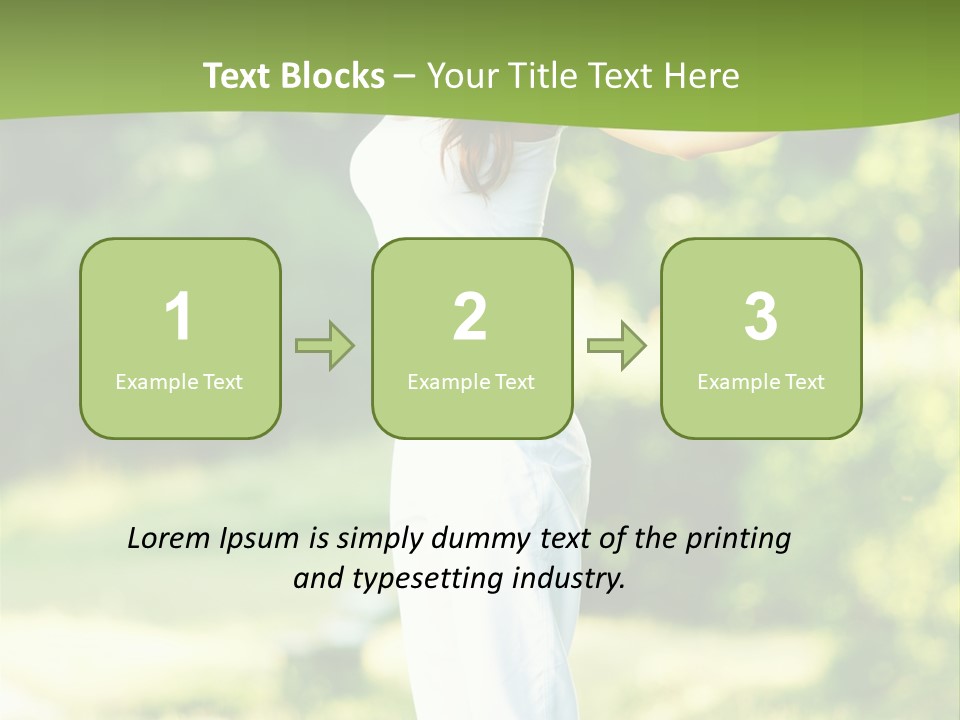 Healthy Fresh Hands PowerPoint Template