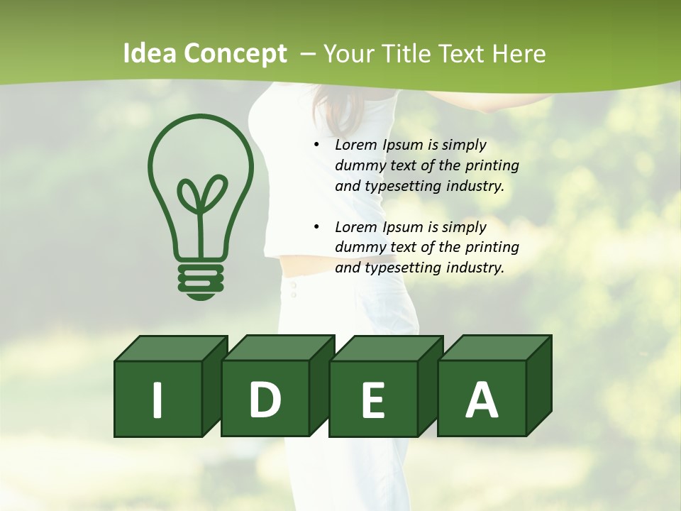 Healthy Fresh Hands PowerPoint Template