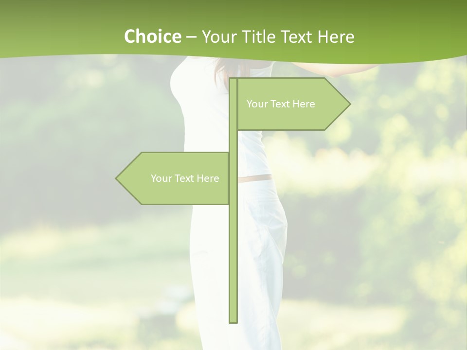 Healthy Fresh Hands PowerPoint Template