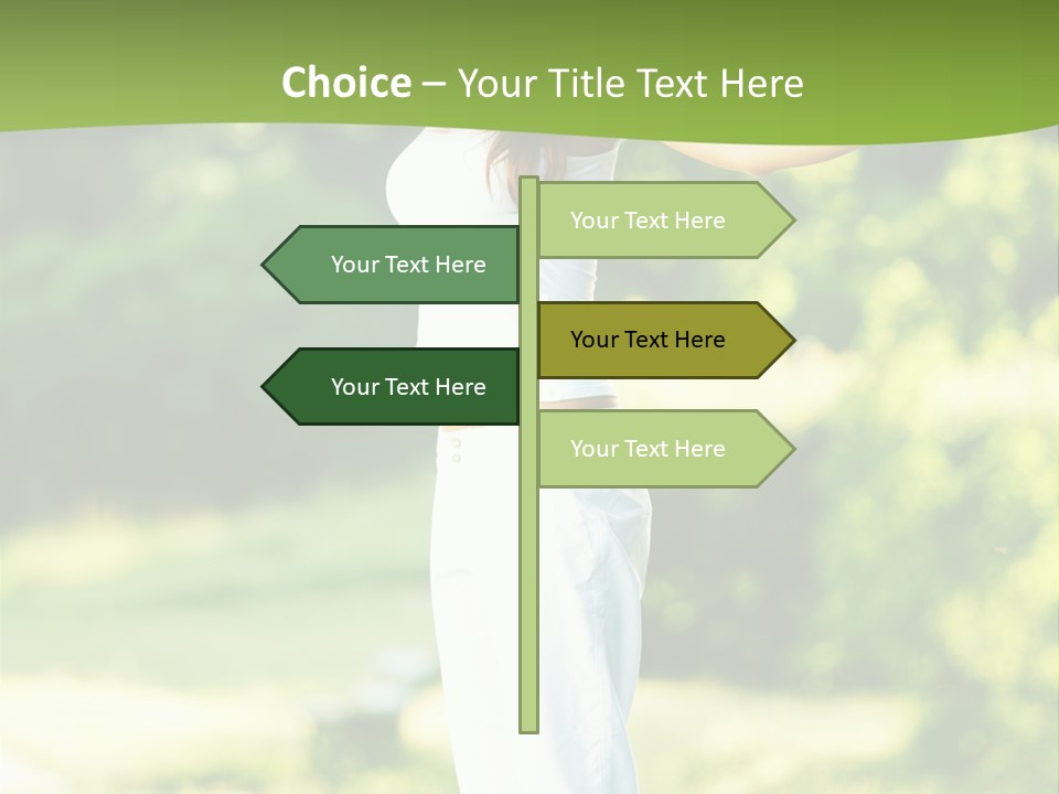 Healthy Fresh Hands PowerPoint Template