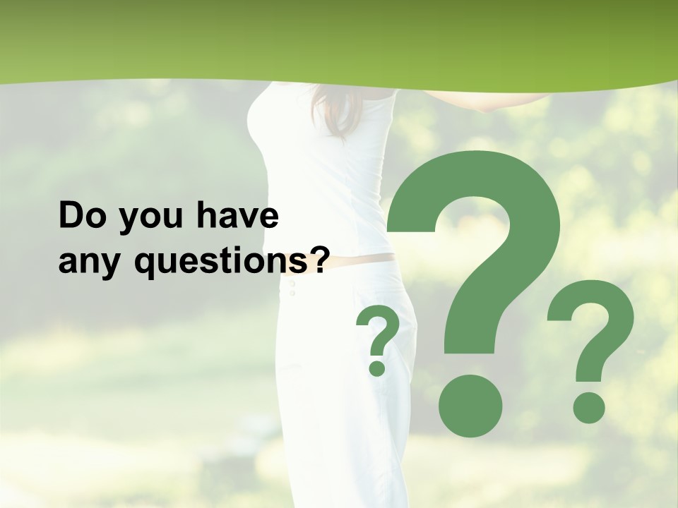 Healthy Fresh Hands PowerPoint Template