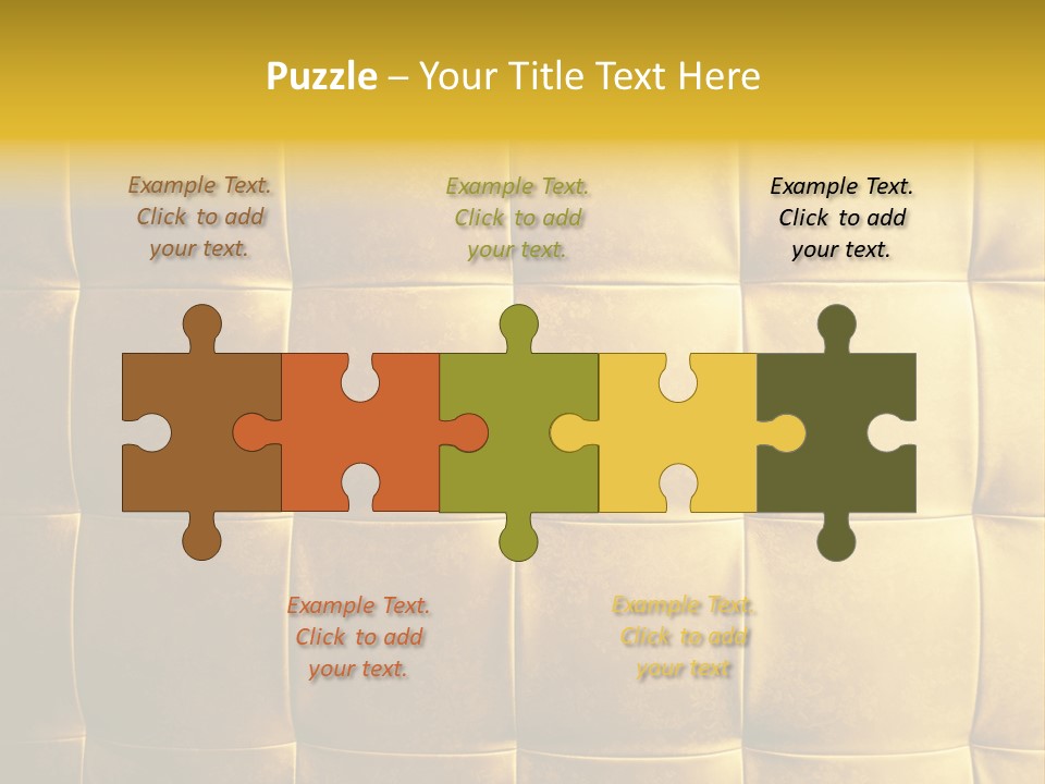 Natural Leather Old PowerPoint Template