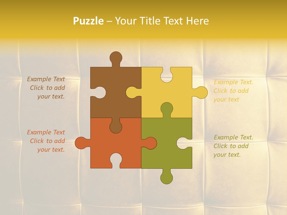 Natural Leather Old PowerPoint Template