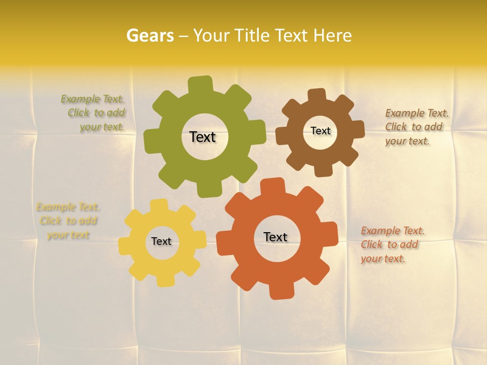 Natural Leather Old PowerPoint Template