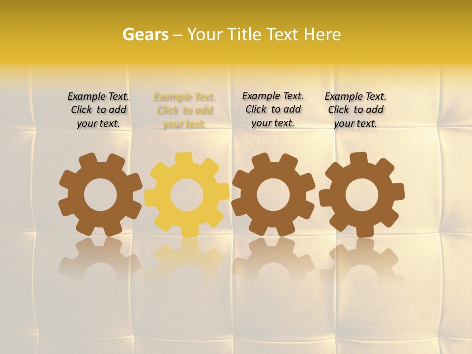 Natural Leather Old PowerPoint Template