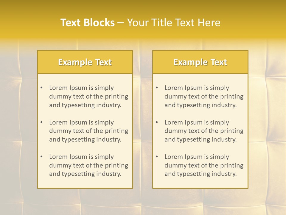 Natural Leather Old PowerPoint Template