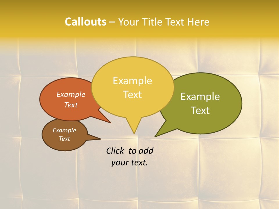 Natural Leather Old PowerPoint Template