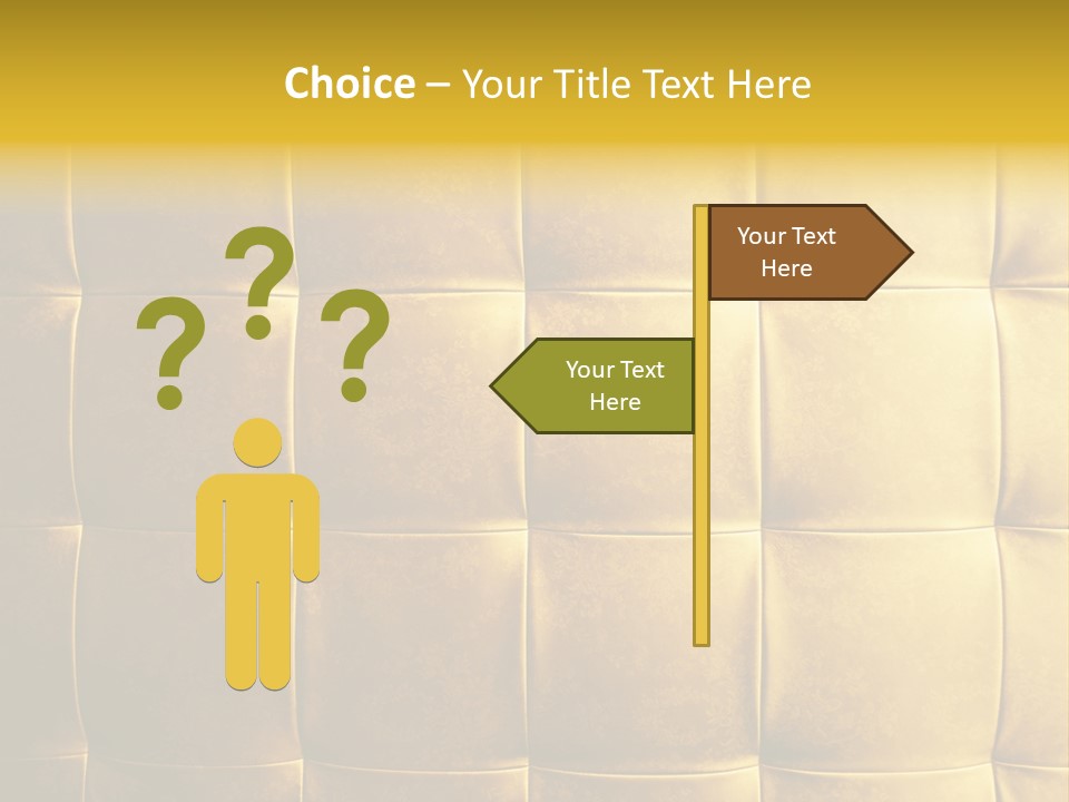 Natural Leather Old PowerPoint Template