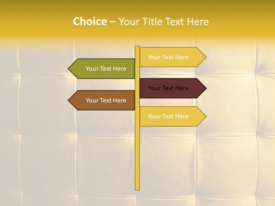 Natural Leather Old PowerPoint Template