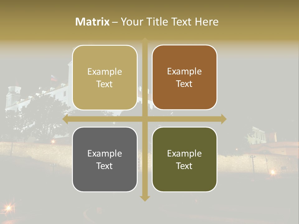 Postcard Construction Detail PowerPoint Template