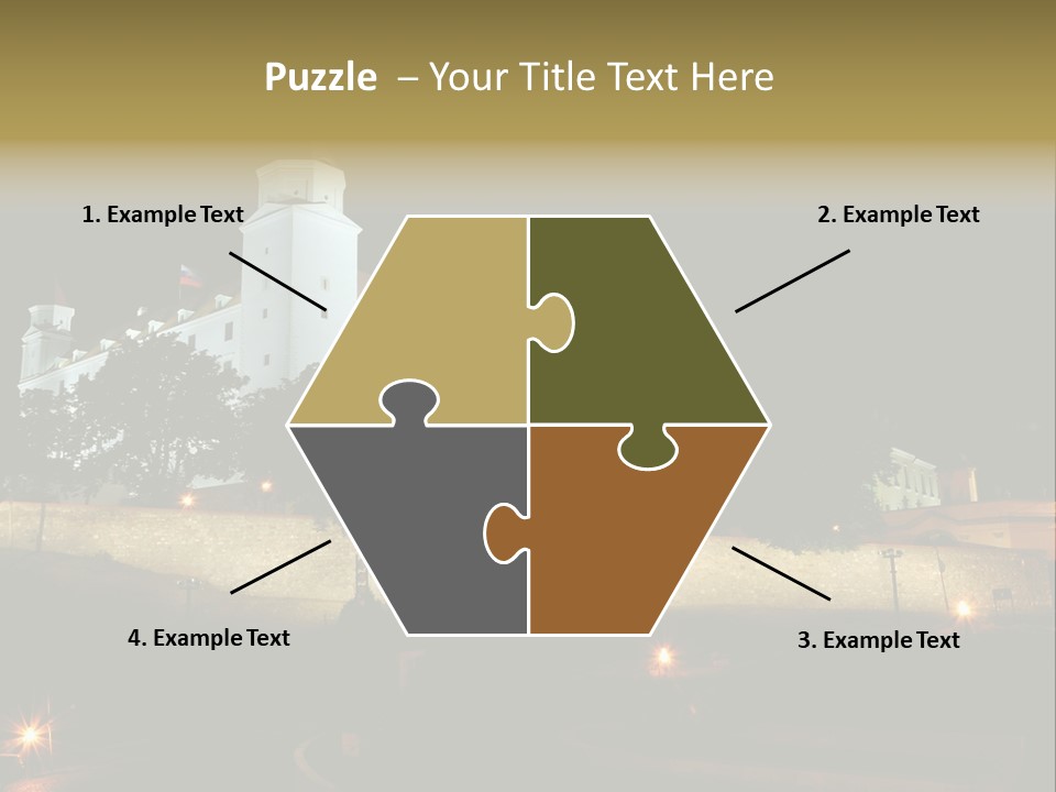 Postcard Construction Detail PowerPoint Template