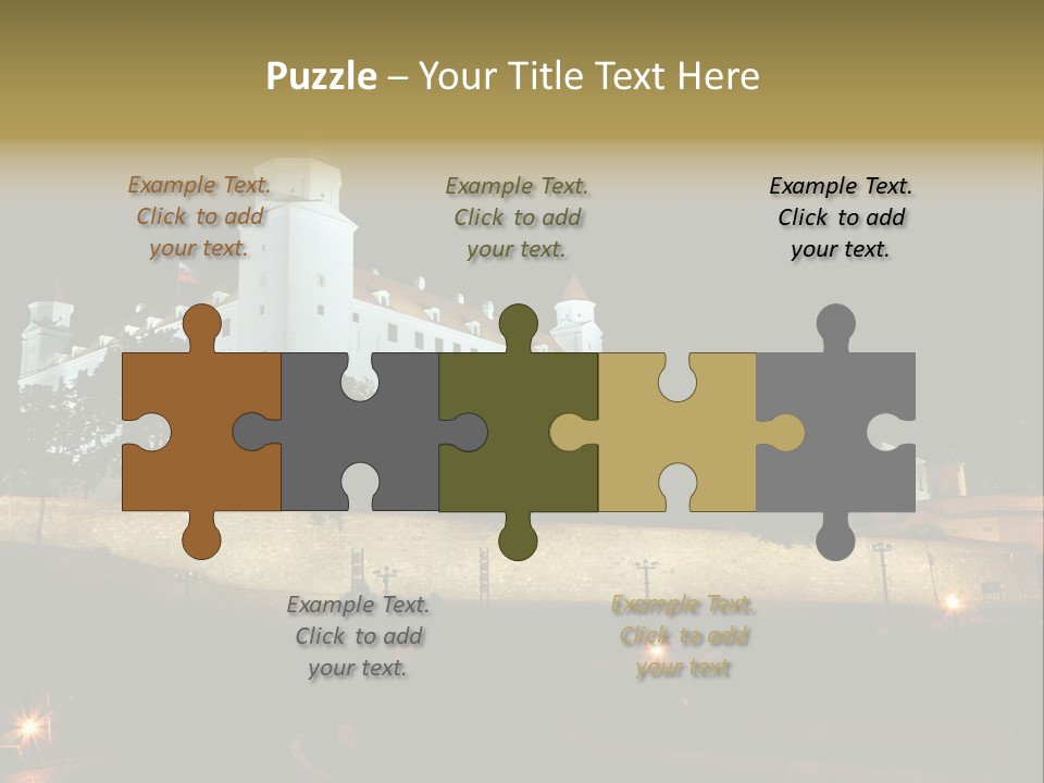 Postcard Construction Detail PowerPoint Template