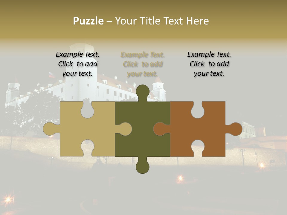 Postcard Construction Detail PowerPoint Template