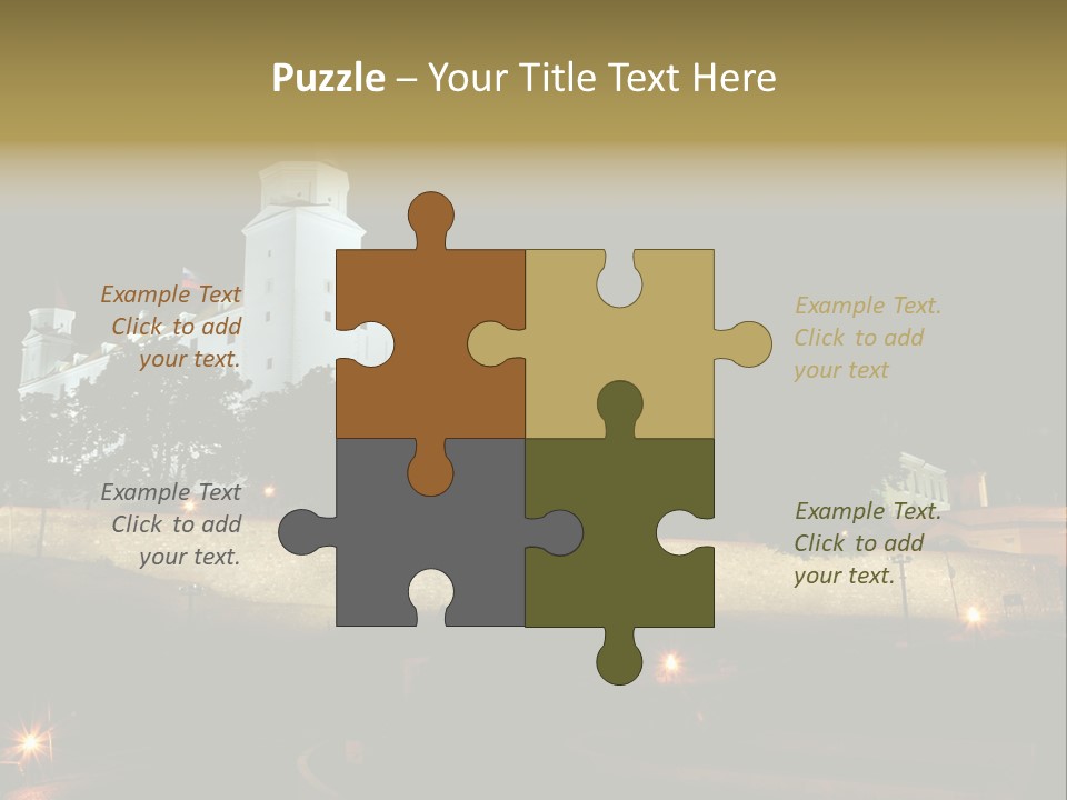 Postcard Construction Detail PowerPoint Template