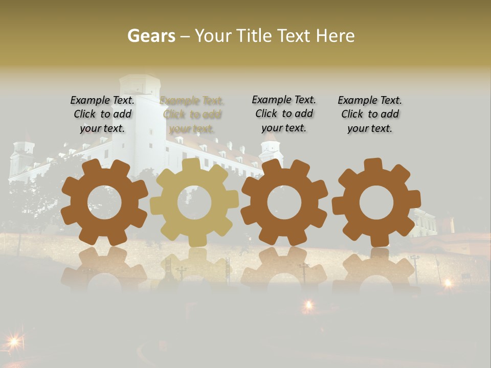 Postcard Construction Detail PowerPoint Template