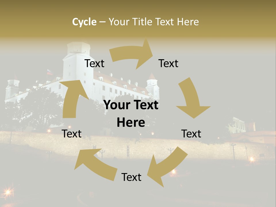 Postcard Construction Detail PowerPoint Template