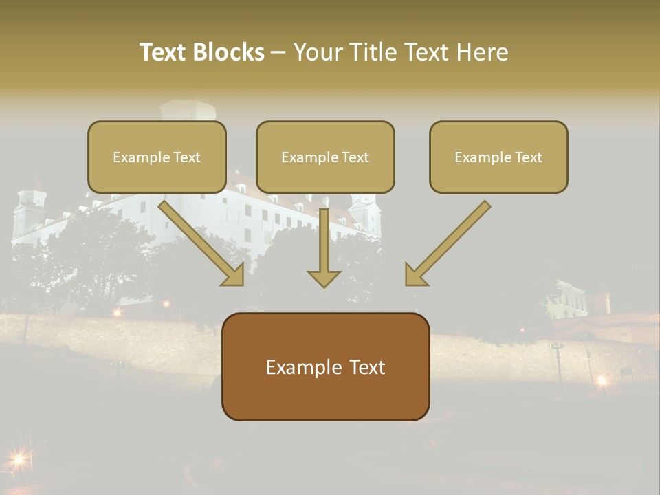 Postcard Construction Detail PowerPoint Template
