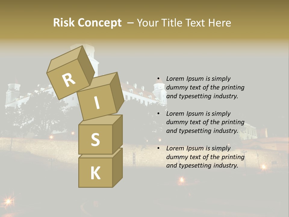 Postcard Construction Detail PowerPoint Template