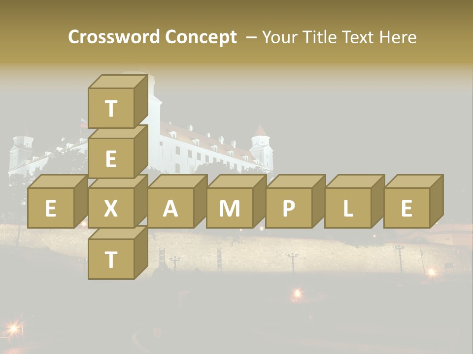 Postcard Construction Detail PowerPoint Template