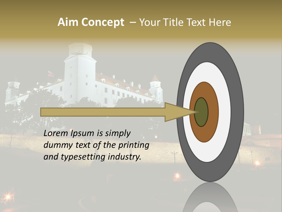 Postcard Construction Detail PowerPoint Template