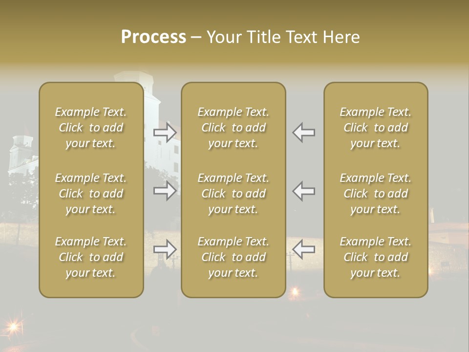 Postcard Construction Detail PowerPoint Template
