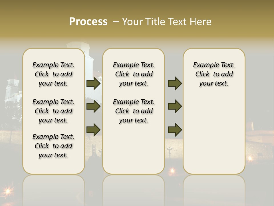 Postcard Construction Detail PowerPoint Template