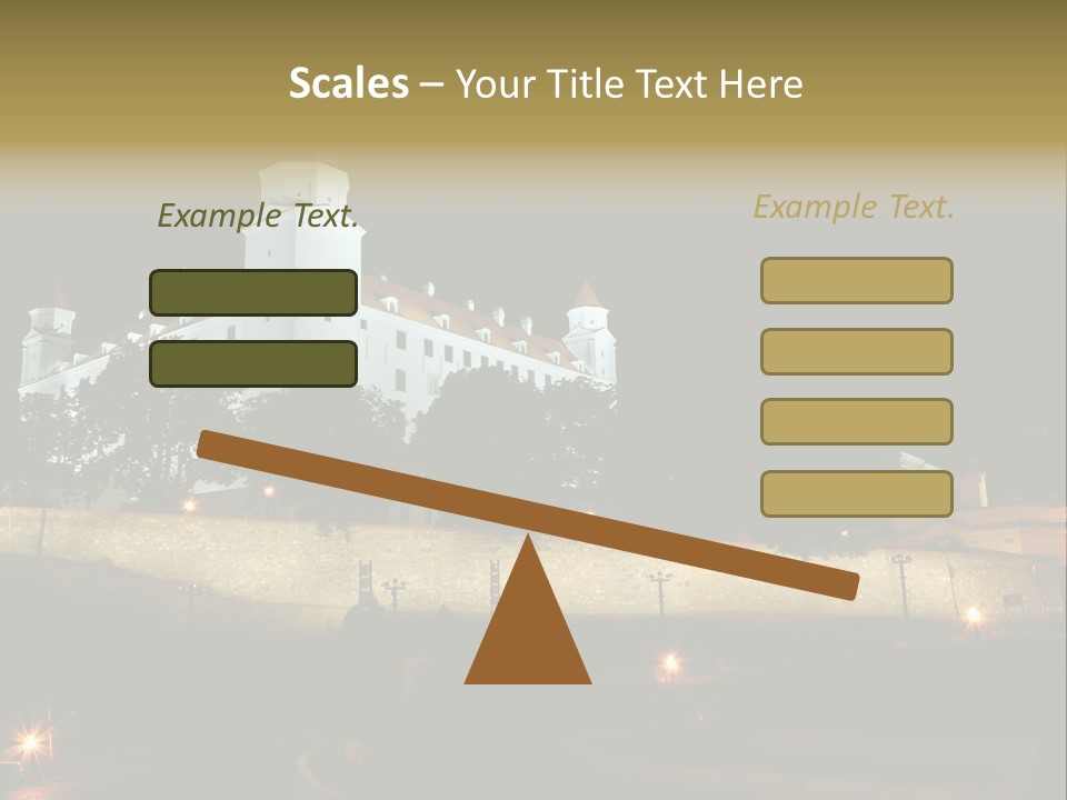 Postcard Construction Detail PowerPoint Template