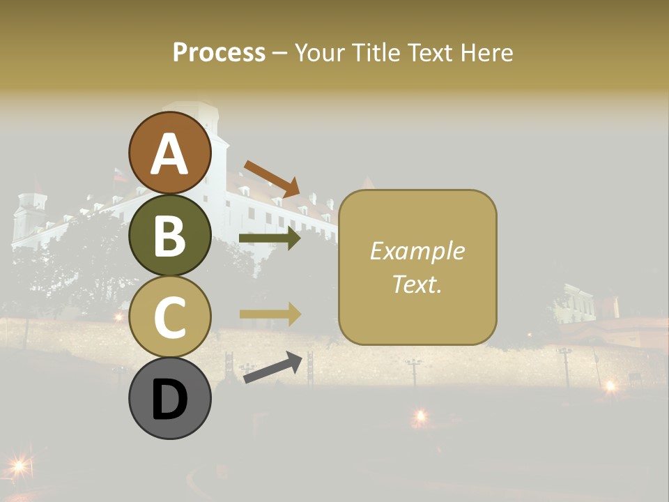 Postcard Construction Detail PowerPoint Template