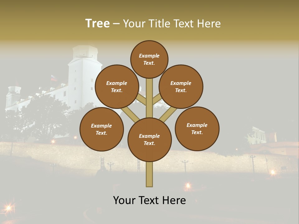 Postcard Construction Detail PowerPoint Template