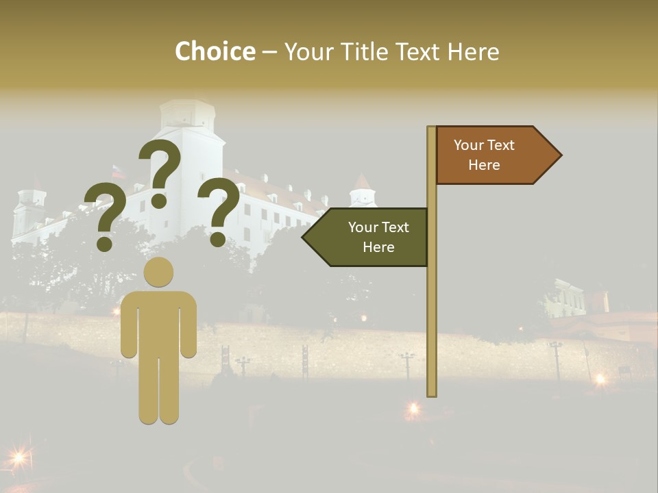 Postcard Construction Detail PowerPoint Template