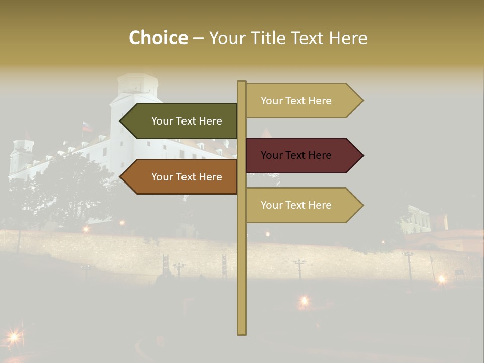 Postcard Construction Detail PowerPoint Template