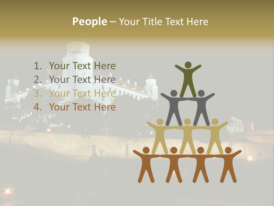 Postcard Construction Detail PowerPoint Template