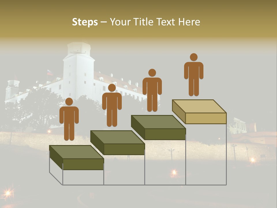 Postcard Construction Detail PowerPoint Template