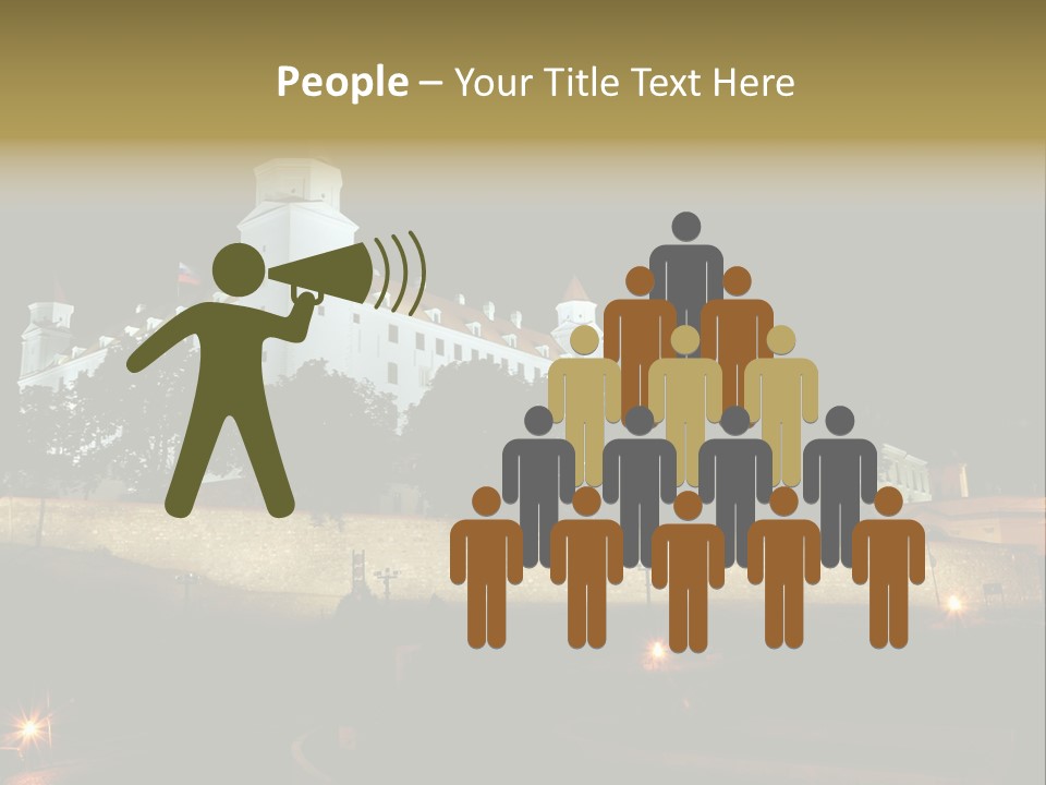 Postcard Construction Detail PowerPoint Template