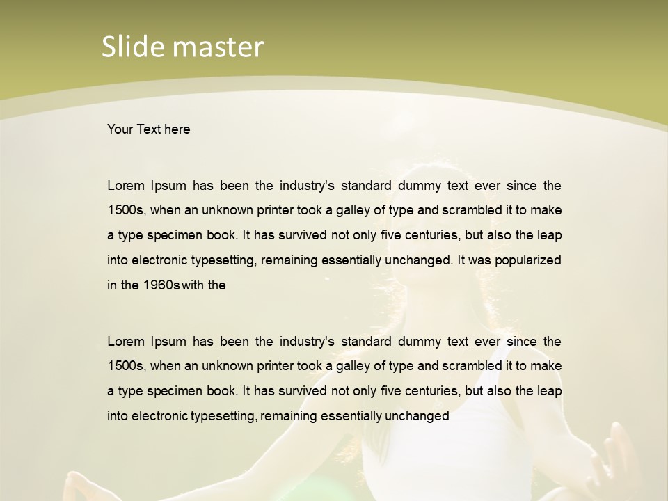 Body Sport People PowerPoint Template