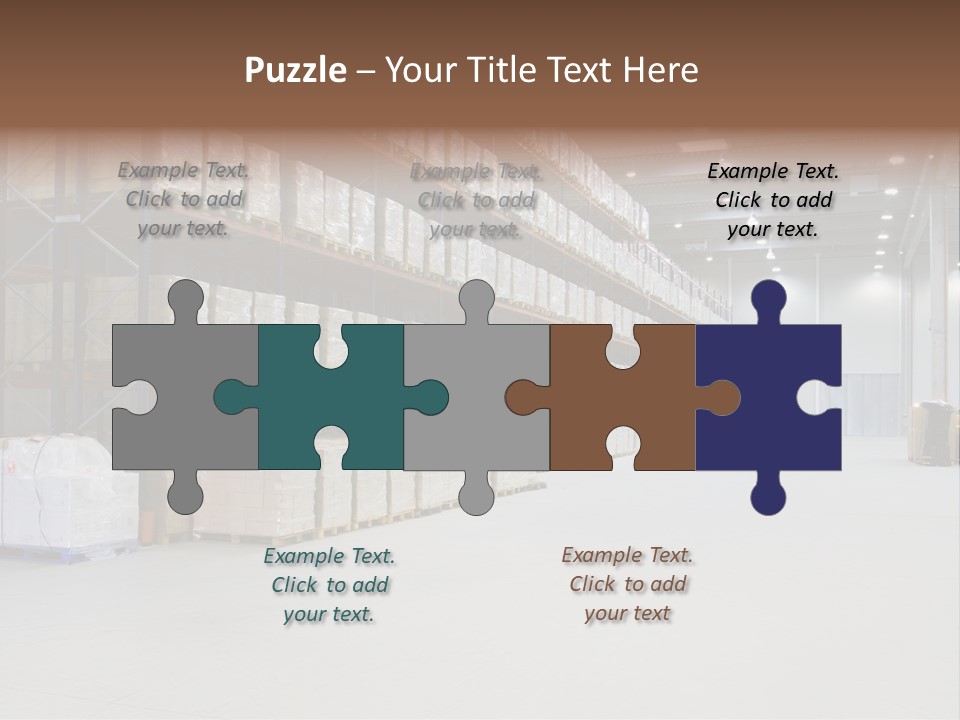 Package Truck Stock PowerPoint Template