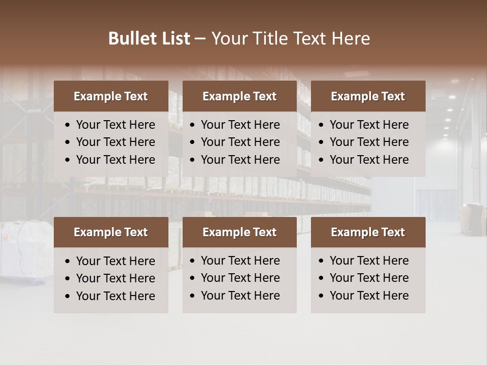 Package Truck Stock PowerPoint Template