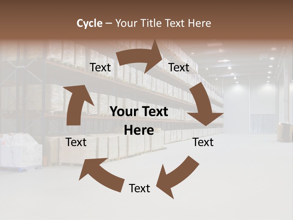 Package Truck Stock PowerPoint Template