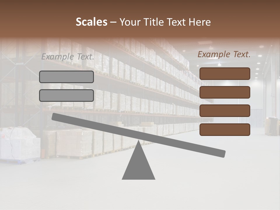 Package Truck Stock PowerPoint Template