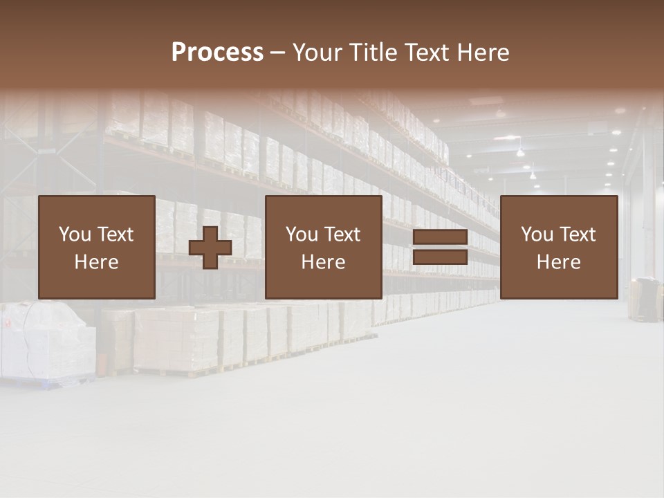 Package Truck Stock PowerPoint Template