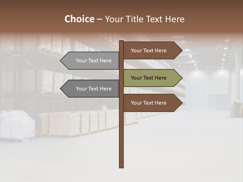 Package Truck Stock PowerPoint Template