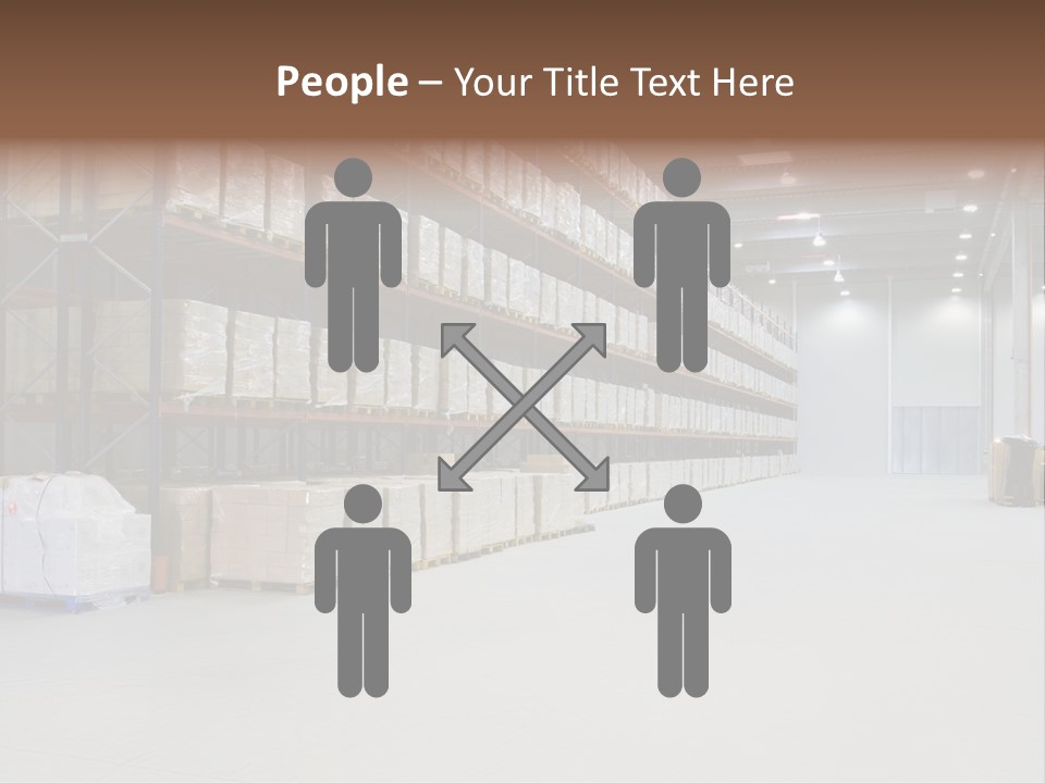 Package Truck Stock PowerPoint Template