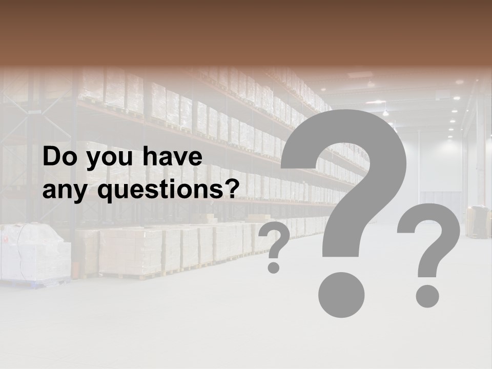 Package Truck Stock PowerPoint Template