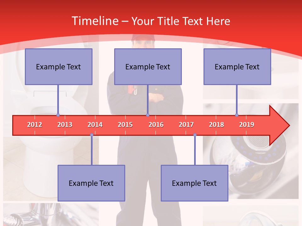 Drain Repairman Equipment PowerPoint Template