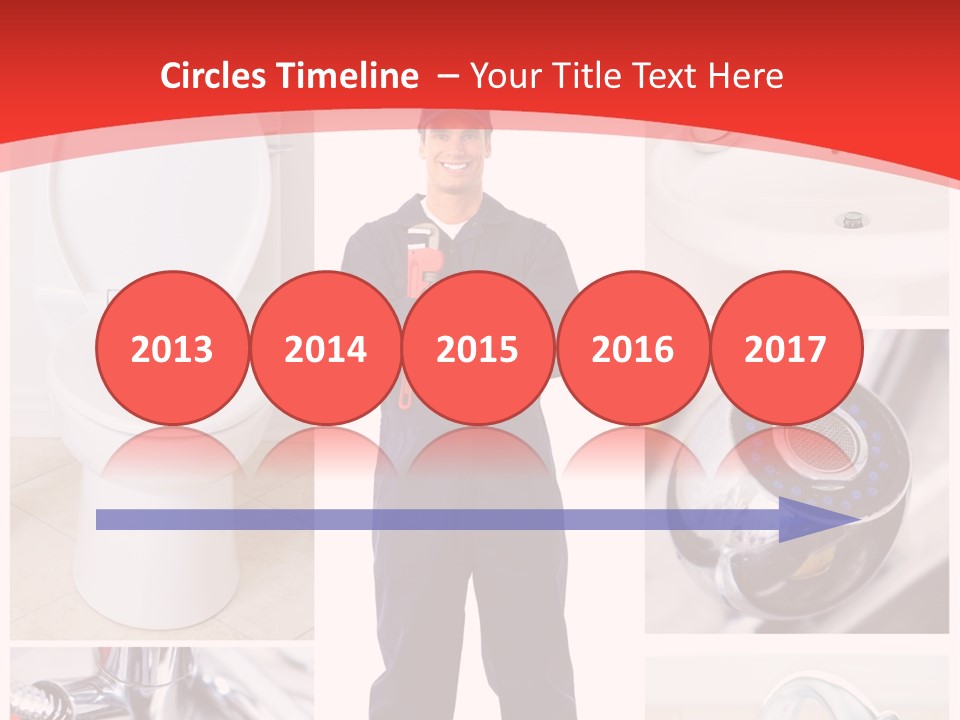 Drain Repairman Equipment PowerPoint Template