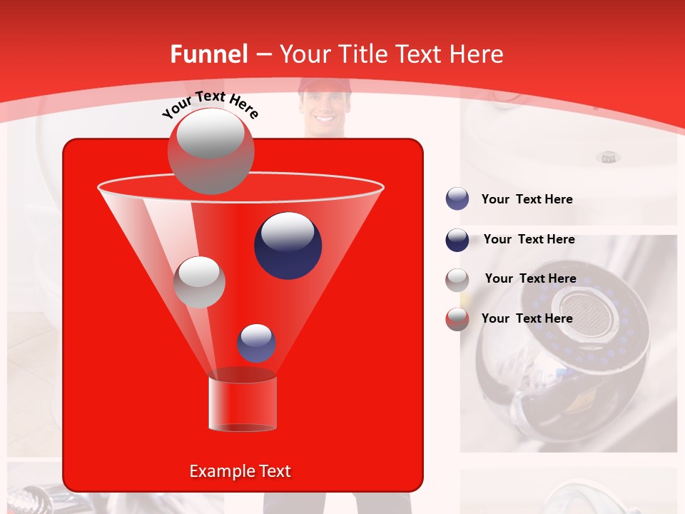 Drain Repairman Equipment PowerPoint Template