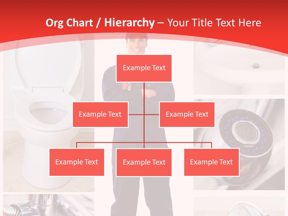 Drain Repairman Equipment PowerPoint Template