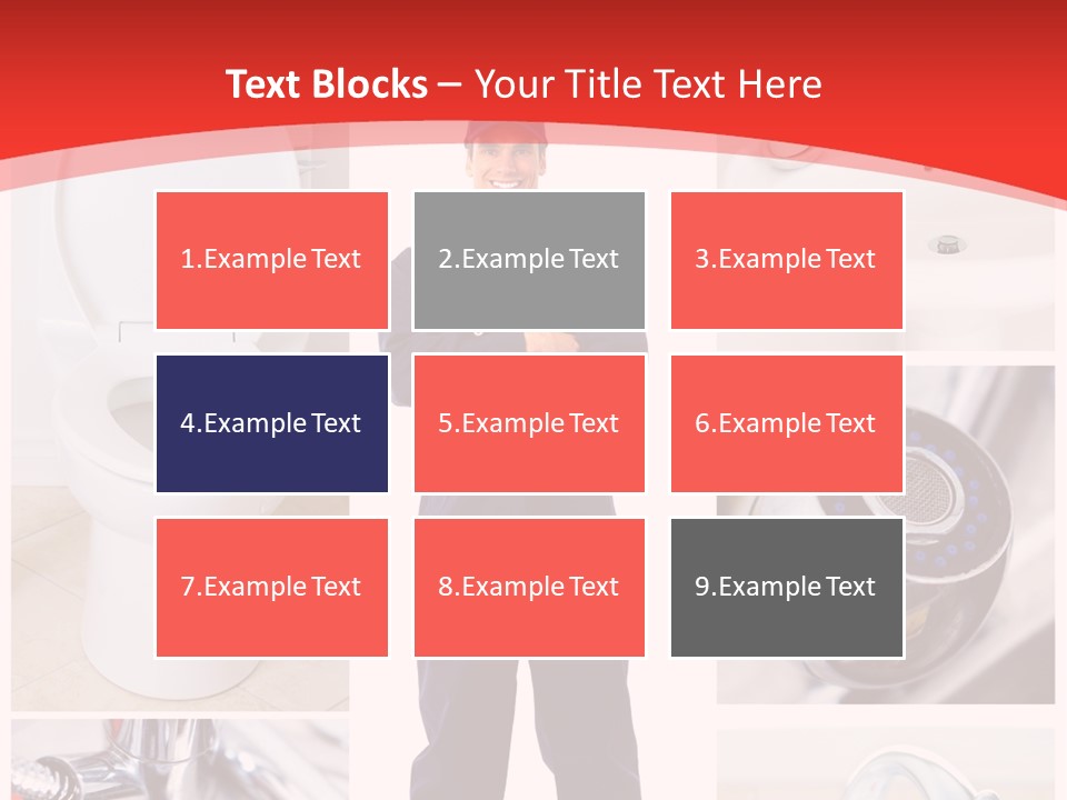 Drain Repairman Equipment PowerPoint Template
